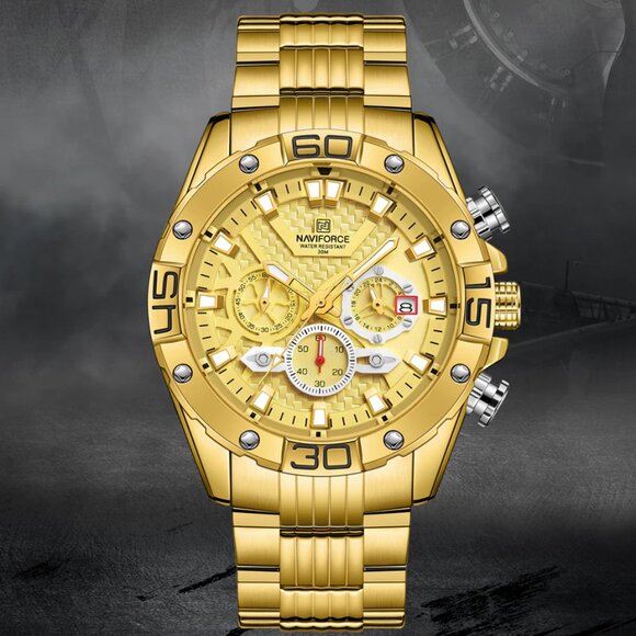 NaviForce Water Resistant Chronograph Divers Watch - Choose Your Color & Style - Picture 5 of 9